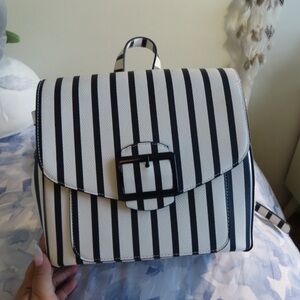 A New Day Striped Backpack